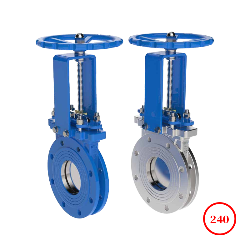 明杆单向密封手动刀闸阀 Unidirectional Knife Gate Valve PZ43X/H-10