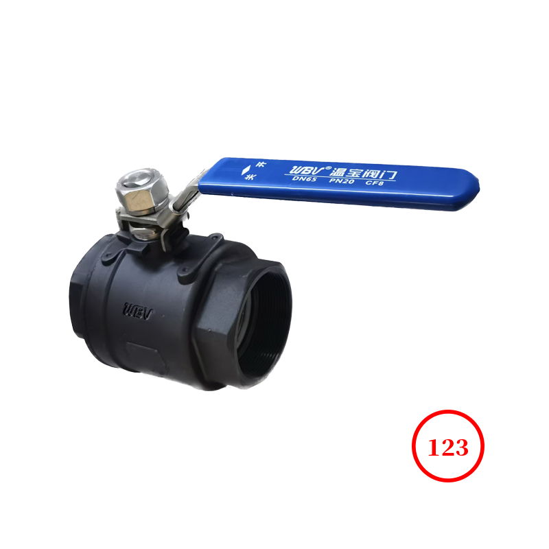 二片式德标球阀G1螺纹 DIN 2PC ball valve Q11F-40/160 WCB