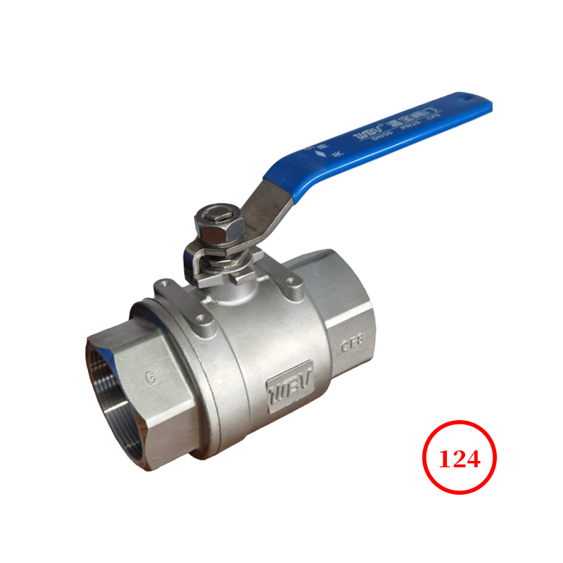 二片式德标球阀G1螺纹 DIN 2PC ball valve Q11F-40/160 CF8