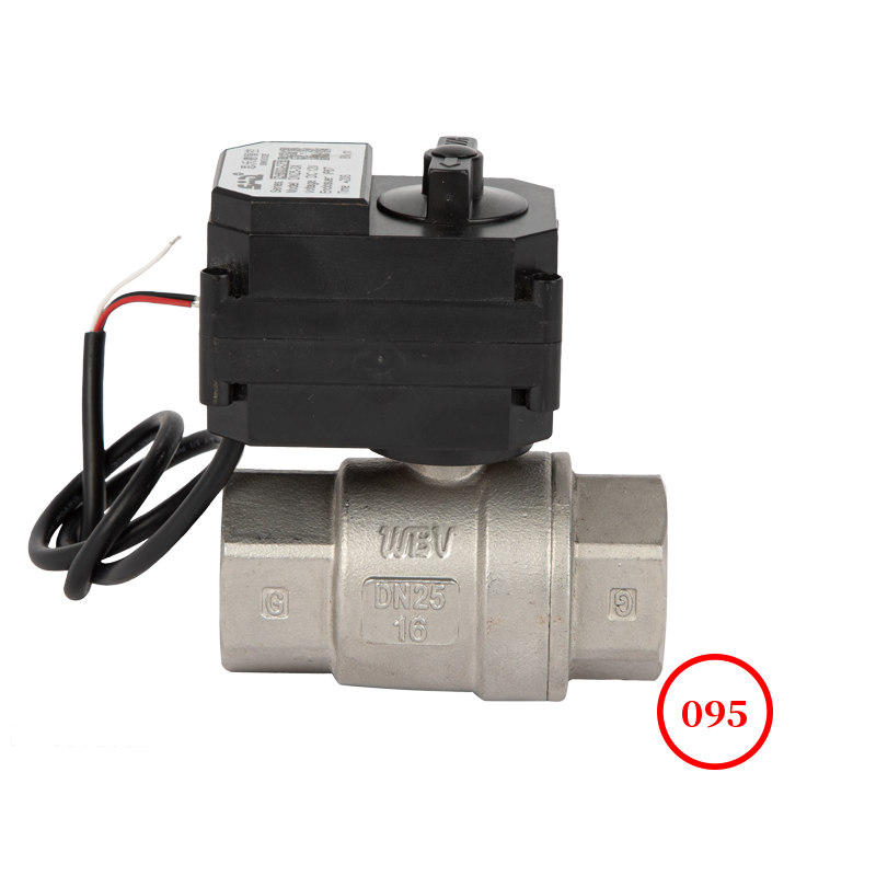 二片式电动球阀G1螺纹 2PC electronic ball valve Q911F-16/40