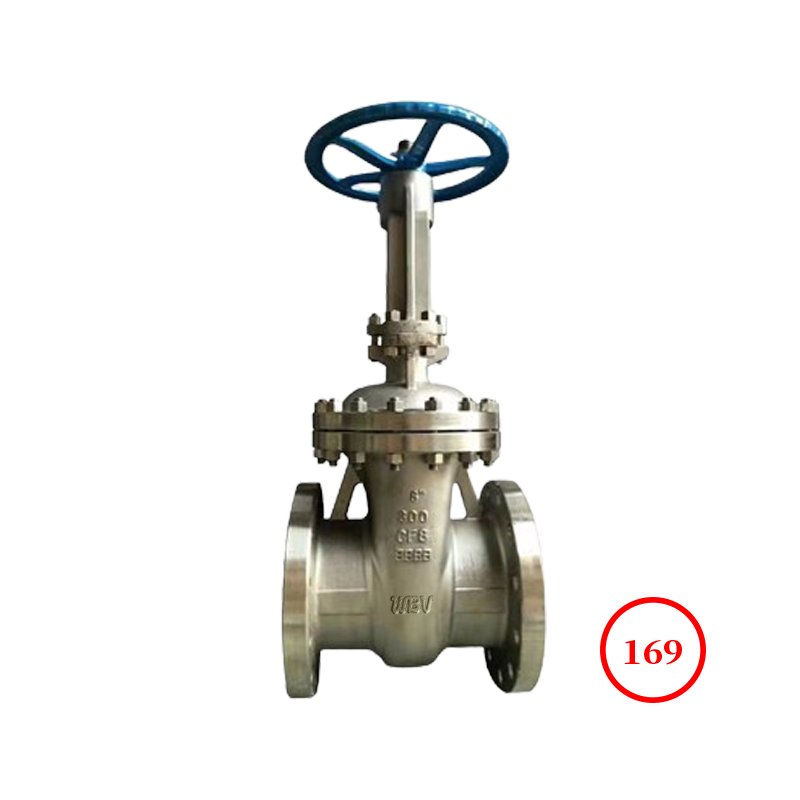 美标不锈钢明杆楔式闸阀 ANSI stainless steel RS wedge gate valve Z41H-300LB