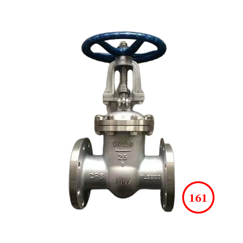 国标不锈钢法兰明杆楔式闸阀 GB s.s flange RS wedge gate valve Z41W-16/25