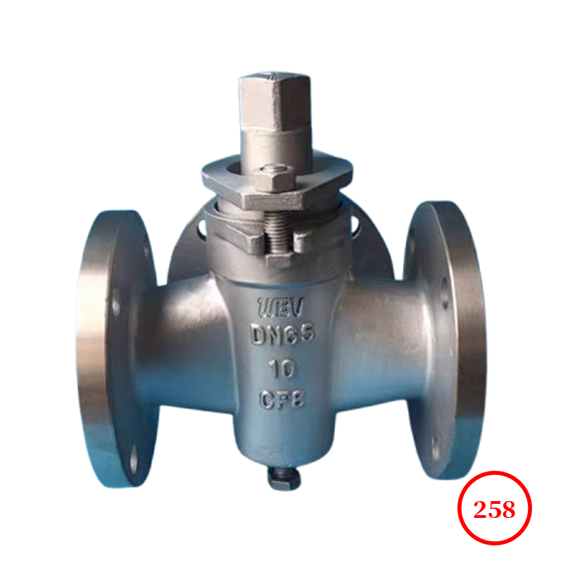 三通旋塞阀 three-way plug valve X44W-10