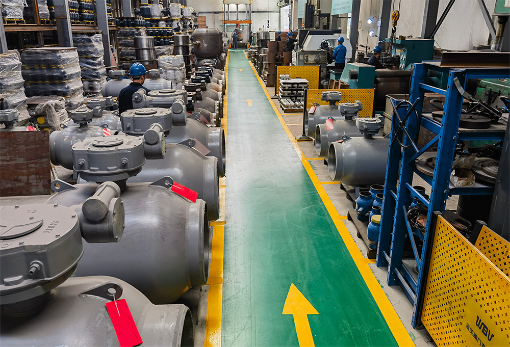 全焊接球阀精加工车间