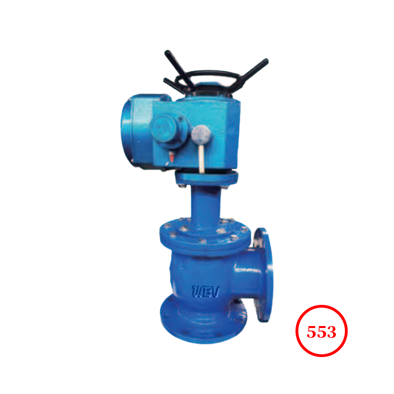 电动角式排泥阀 electronic angle mud valve J944X-10/16