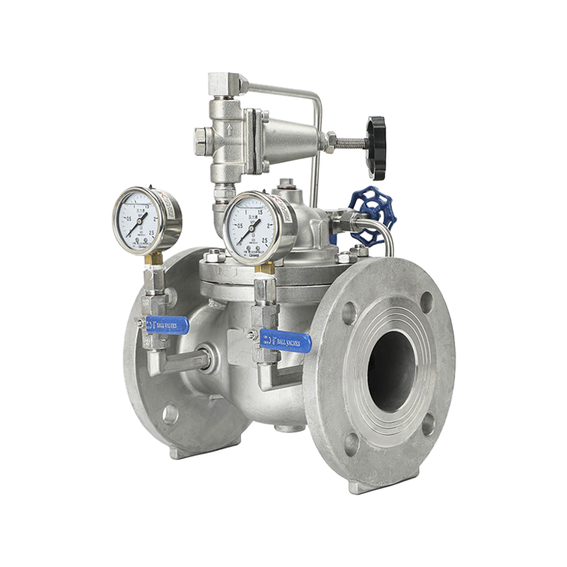 200X不锈钢稳压减压阀 200X S.S. equalizer regulator SK200X-16P