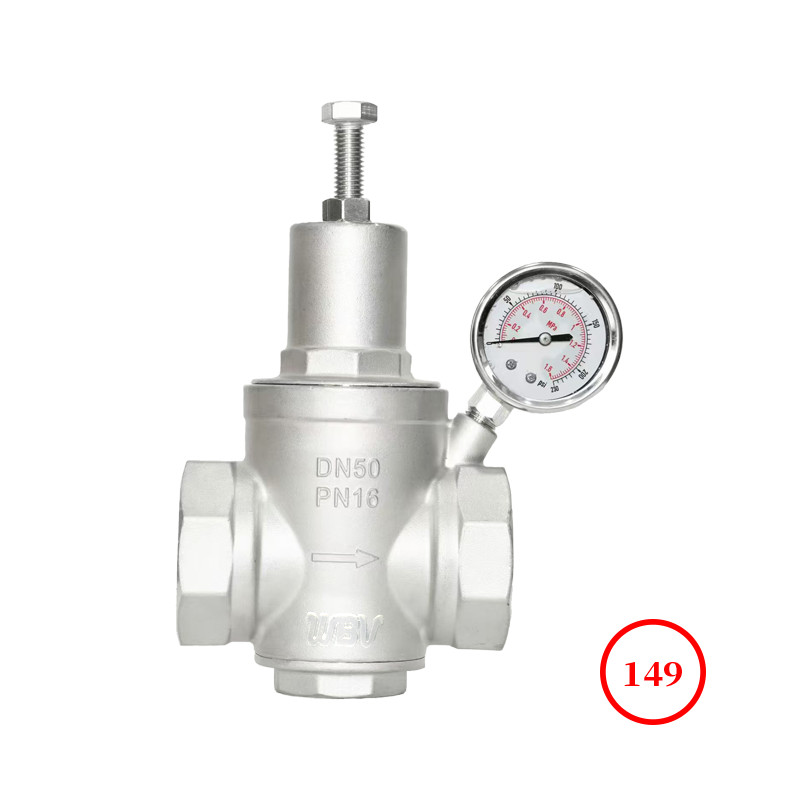 不锈钢薄膜式内螺纹减压阀 S.S diaphragm reducing valve Y11X-16P