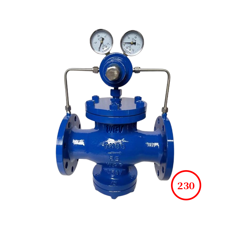 先导活塞式气体减压阀 pilot piston gas regulator YK43X/F/Y-10/16/25/64