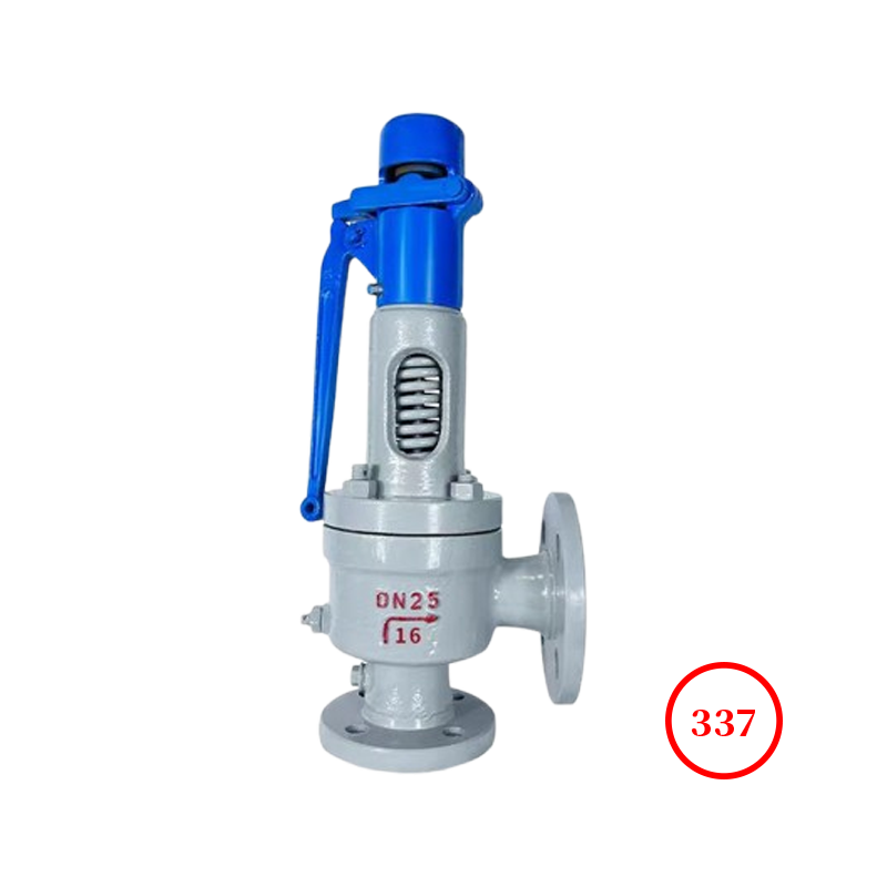 开放式带扳手弹簧全启式安全阀 open spring full-lift safety valve with level  A48Y