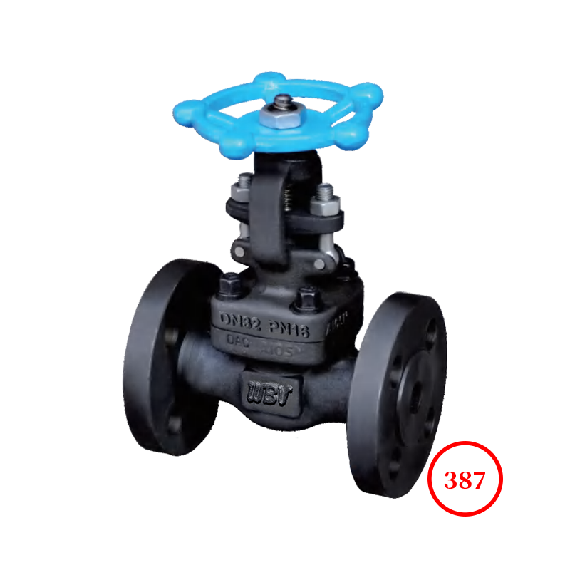 国标碳钢锻钢法兰截止阀 J41H