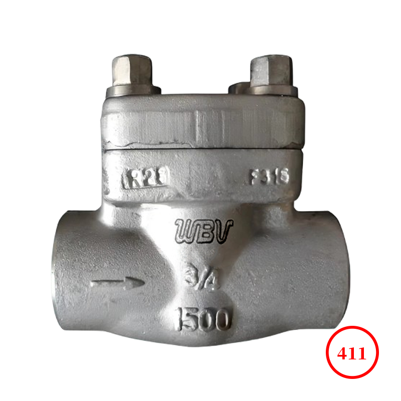 不锈钢螺纹/承插焊旋启式止回阀 H14H/H64H-1500LB