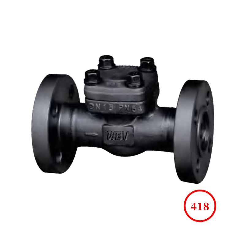 锻钢碳钢国标升降式止回阀 H41H-64/100/160/250