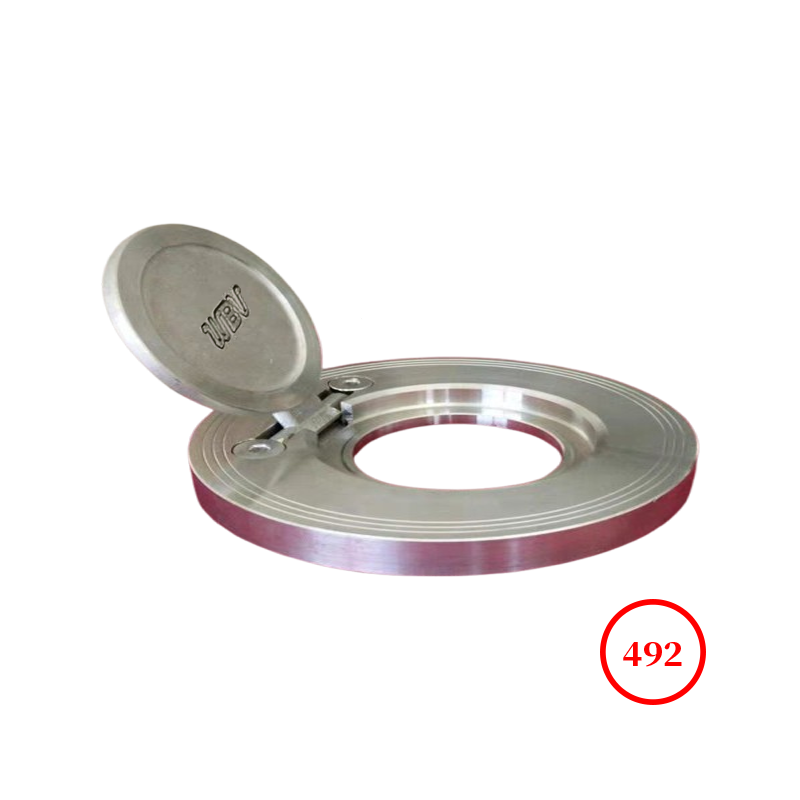 对夹单瓣旋启式止回阀 wafer single-disc swing check valve H74H-16