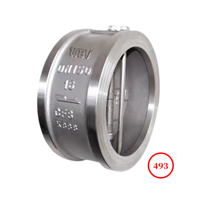 对夹蝶式止回阀 wafer butterfly check valve H77X-16