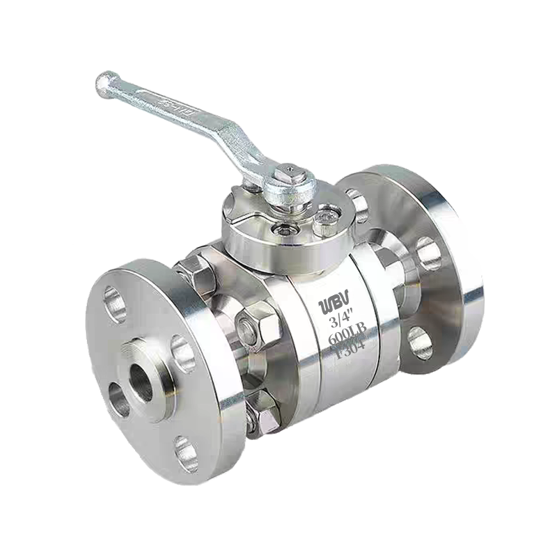 美标三片式锻钢法兰球阀 Q41F-150LB~1500LB 304